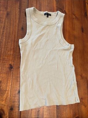 Banana Republic Ribbed Tank Top in Light Sage/Khaki